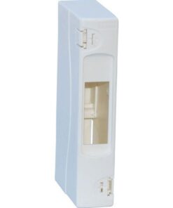 Coffret cache-bornes 1 module - blanc RAL9003 - 001301