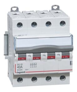 Interrupteur-sectionneur DX³-IS 4P 400V~ - 40A - 4 modules - 406480