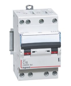 Disjoncteur DNX³4500 6kA borne à vis 4P 400V~ 16A courbe C - 3 modules - 406910