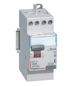 Interrupteur différentiel DX³-ID haut/haut vis - 2P 230V~ 40A typeA 30mA - 2 mod - 411617