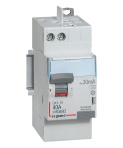 Interrupteur différentiel DX³-ID haut vis/haut auto 2P 230V~ 40A AC 30mA - 2 mod - LOT 411632