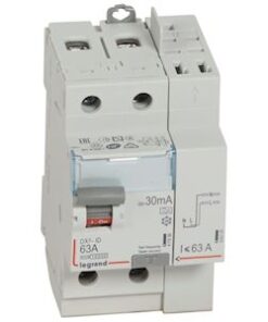 Interrupteur différentiel DX³-ID haut vis/haut auto 2P 230V~ 63A A 30mA - 3 mod - 411639