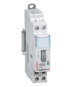 Télérupteur standard à vis 230V- 2P - 250V - 16A - 2F - 1 module - 412412