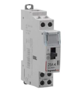 Contacteur domestique CX³ silencieux bobine 230V~ -2P 250V 25A 2F - 1 module - 412501