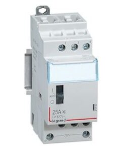 Contacteur domestique CX³ silencieux bobine 230V -3P 400V~ 25A - 3F -2 modules - 412502