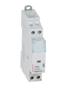 Contacteur de puissance bobine 230V - 2P - 250V - 25 A - 2 F - 1 module - 412523