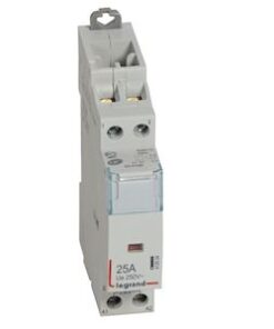 Contacteur de puissance bobine 230V - 2P - 250V - 25 A - 2 F - 1 module - 412524