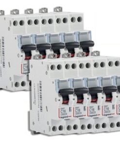 Disjoncteur DNX³ 4500 - vis/vis - U+N 230V 16A - 4,5kA - courbe C - 1 module Lot de 10 - LOT 406774