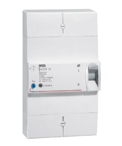 Disjoncteur de branchement Enedis tétrapolaire différentiel 500mA sélectif - 60A - 401013