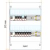 Tableau électrique pré équipé 2 Rangées 13 Modules